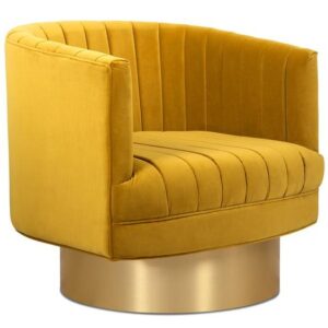 Tufted Velvet Club Chair for Glamorous Appeal