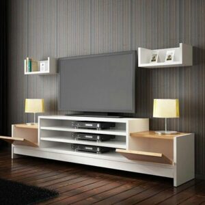 Space-Saving Corner TV Stand