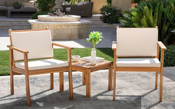 Bamboo Patio Set for Eco-Friendly Style