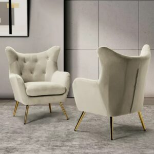Classic Tufted Wingback Chair