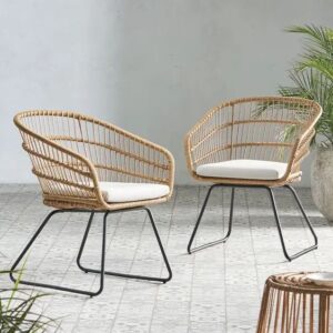 Rattan and Wicker Dining Chair