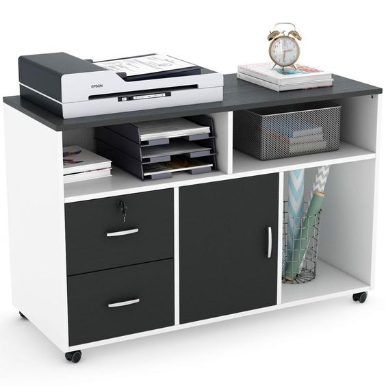 Filing Cabinet with Locking Mechanism