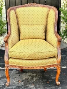 Antique French Bergère Arm Chair