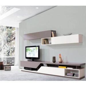 Adjustable Height TV Stand with Swivel Mount