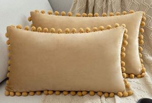 Velvet Pillow Covers for Outdoor Sofas