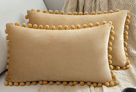 Velvet Pillow Covers for Outdoor Sofas