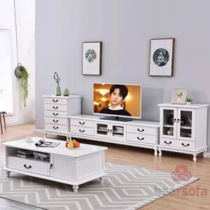 Space-Saving Corner TV Stand