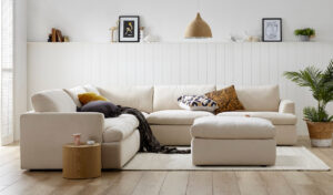 Convertible L-Shaped Sofa Bed