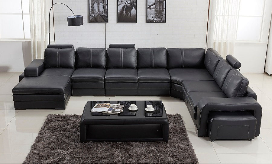 U-Shaped Sectional Modular Sofaset