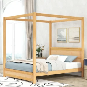 Canopy King Size Bed for a Regal Touch
