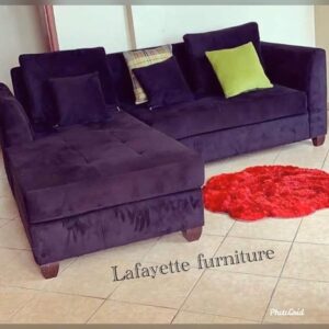 Compact Two-Seater Sofaset with Storage Ottoman