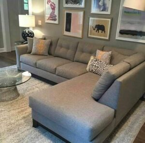 Global Furniture L-Shaped 5-Seater sectional Sofa: