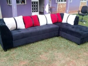 Modern Modular L-Shaped 5-Seater Sectional Sofaset