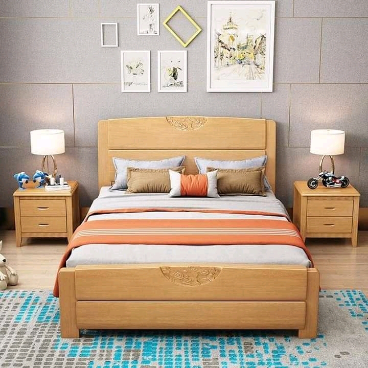 Wooden Trundle Bed