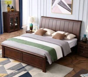 Wooden Sleigh Bed