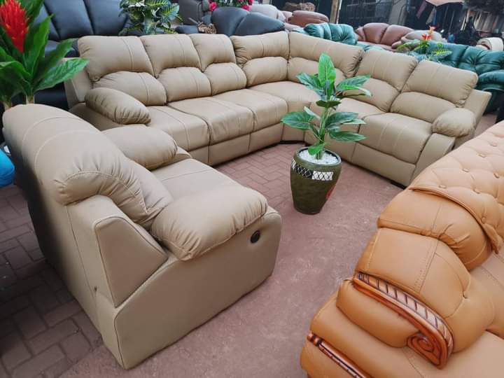 Luxury Fiber Recliner Sofaset with Power Reclining
