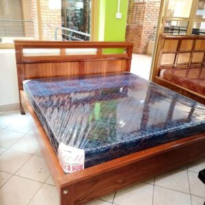 Classic Wooden Platform Bed