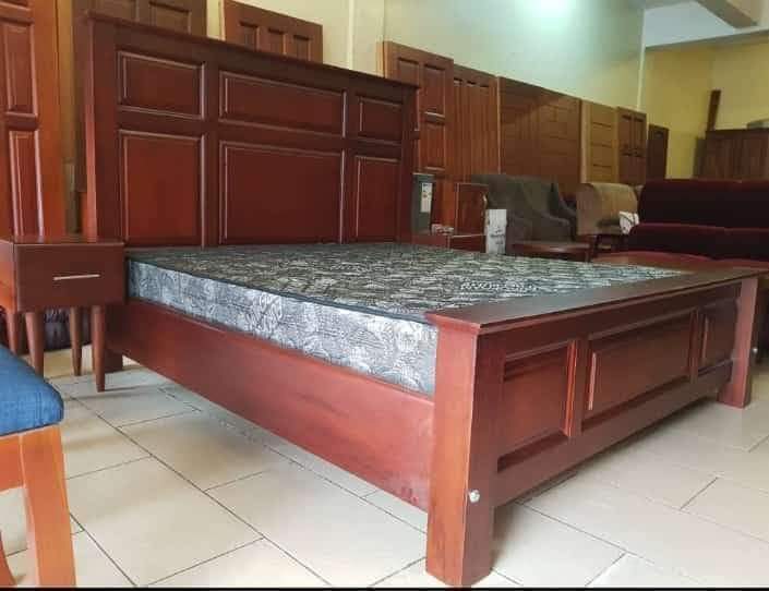Best 20 Cheap Wooden Beds at Furniture Mart Uganda