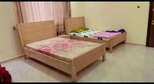 Rustic Wooden Bed Frame