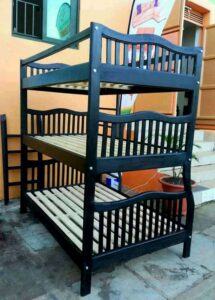 Classic Wooden Triple Bunk Bed