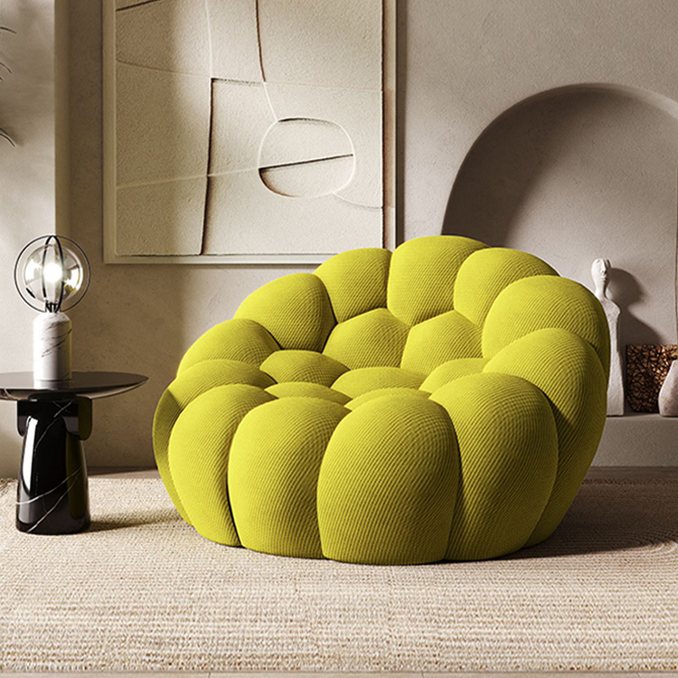 Geometric Patterned Accent Chair