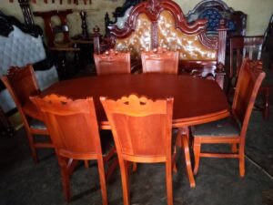 Artisan-Crafted Sheesham Wood Dining Table