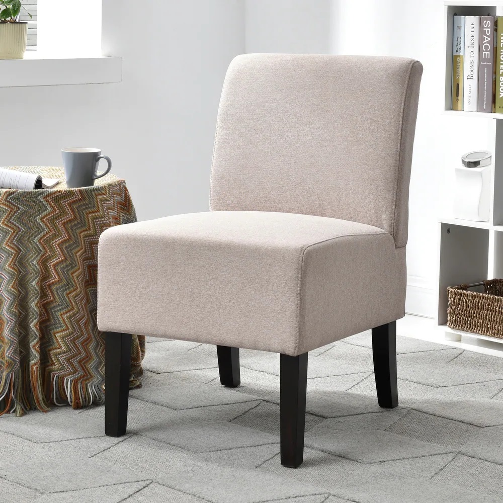 Velvet Tufted Slipper Chair
