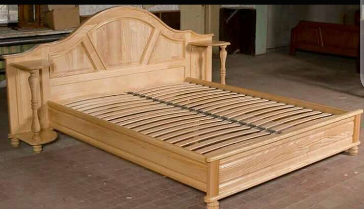 Wooden Storage Bed with Drawers