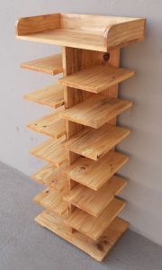 Slim and Tall Vertical Shoe Rack Tower