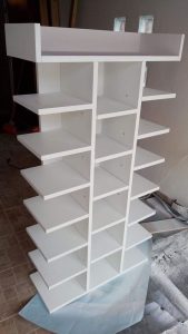 Slim and Tall Vertical Shoe Rack Tower