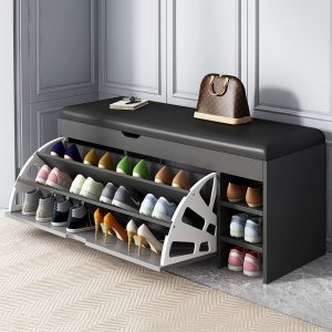 Slim and Tall Vertical Shoe Rack Tower 2