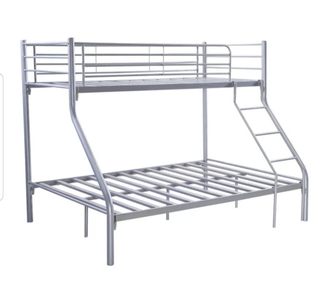 Economical Metal Twin Over Twin Bunk Bed