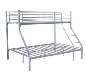 Economical Metal Twin Over Twin Bunk Bed