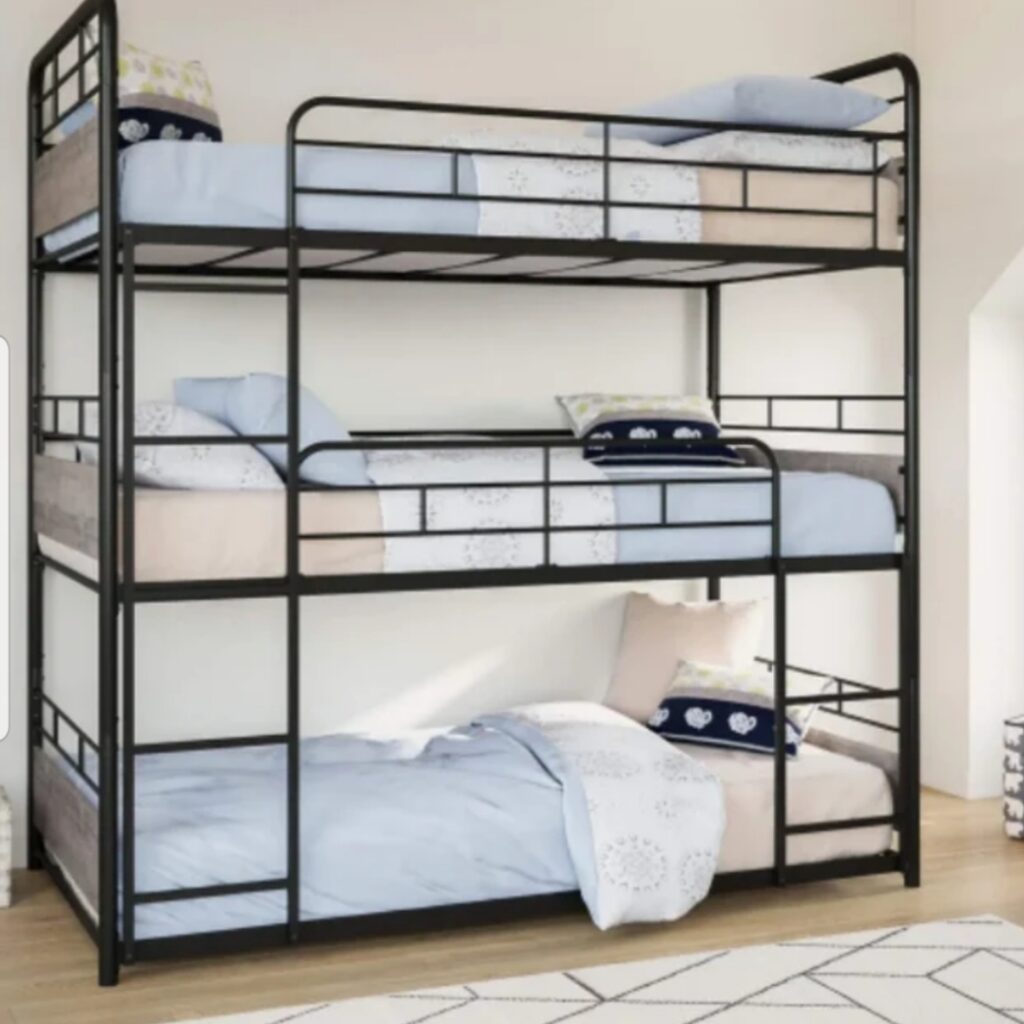 Best 15 Metallic Triple Decker Beds designs For Sale In Uganda