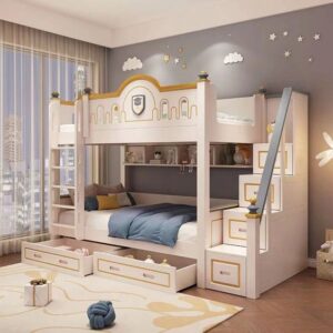 Castle-inspired Loft Bunk Bed