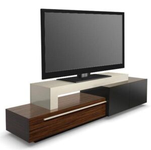 Adjustable Height TV Stand with Swivel Mount