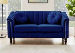 Modern English Roll Arm Sofaset in Bold Colors