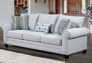 Lawson Sofa Set with Rolled Arms and Loose Cushions