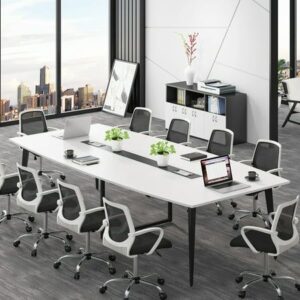 Tech Savvy: Electronic Height-Adjustable Conference Table