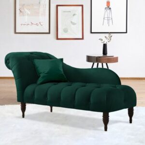 English Roll Arm Chaise Lounge for Luxurious Relaxation