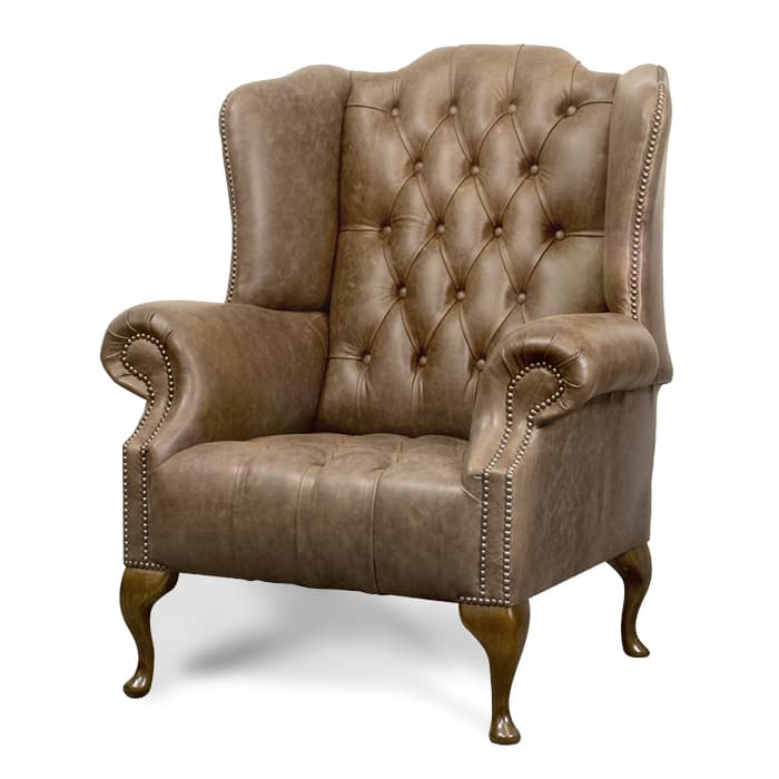 Contemporary Leather Wingback Recliner chair