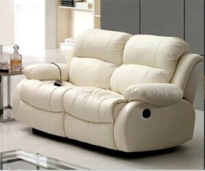 Reclining Loveseat with Storage Console