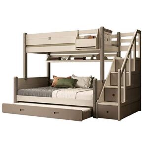 Modern Wooden Triple Loft Bed