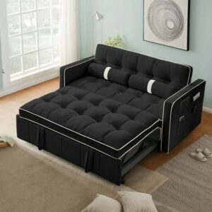 Sectional Sleeper Sofa Set with Storage
