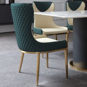 Upholstered Wingback Dining Chair