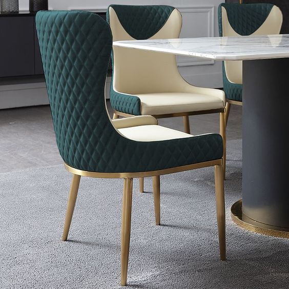 Upholstered Wingback Dining Chair