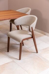 Scandinavian-Inspired Wooden Dining Chair