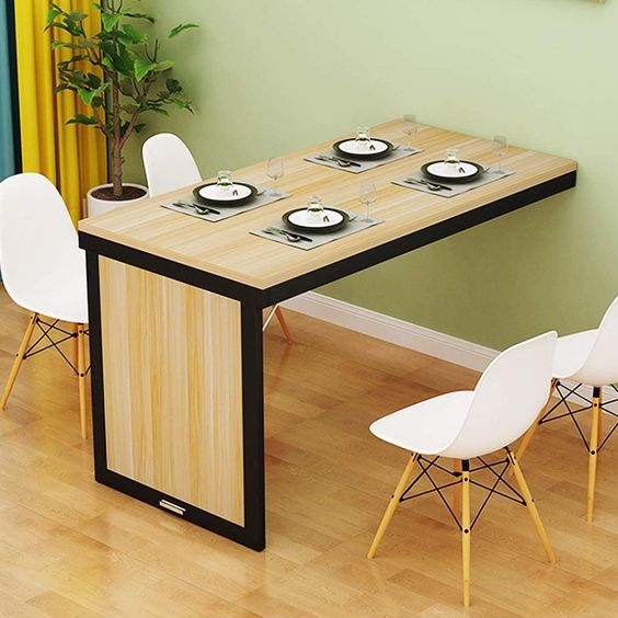 Space-Saving Folding Counter Table