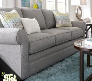 Lawson Sofa Set with Rolled Arms and Loose Cushions