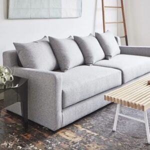Retro-Inspired Sleeper Sofaset with Slim Arms